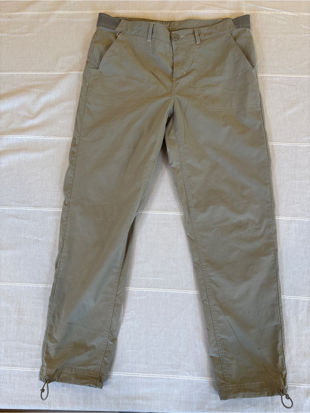 Woolrich Women’s Size‎ 4 Lightweight Ripstop Hiking Pants Olive Green